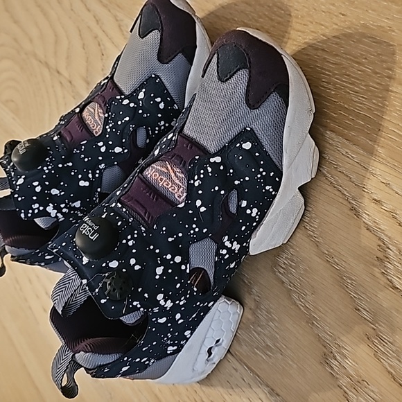 REEBOK Navy/Grey/Purple Instapump Fury SP - Picture 3 of 7